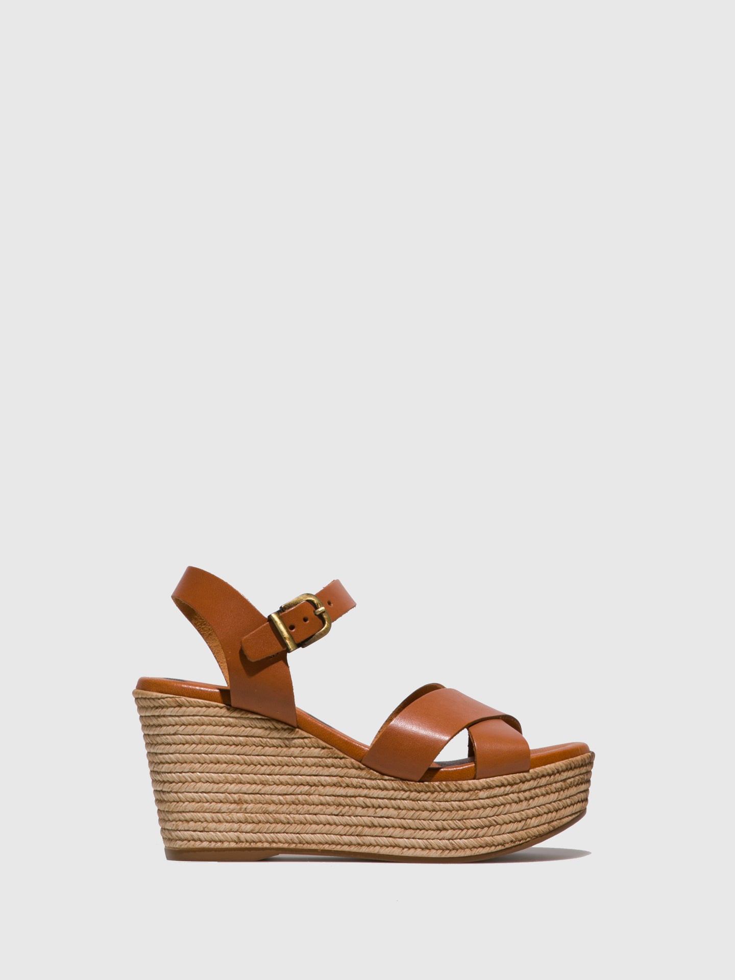 Foreva Brown Wedge Sandals